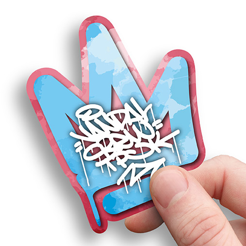L'Indestructible Stickers Vinyle - Finition Mat autocollants personnalisés photo n°3