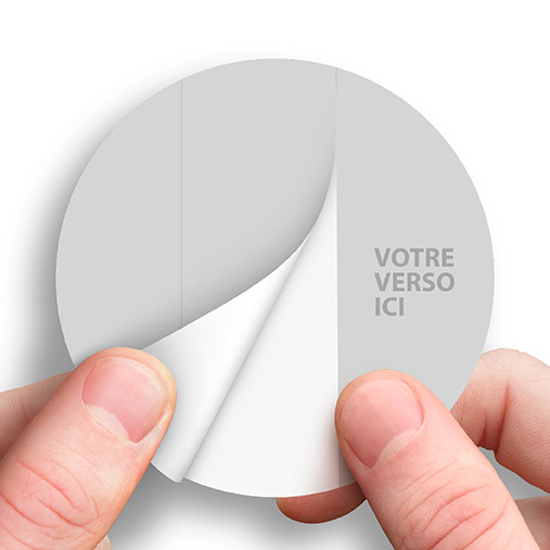 L'Indestructible Stickers Vinyle - Finition Mat autocollants ronds photo n°4