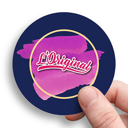 L'Original Stickers sur Mesure - Ultra-Brillant stickers ronds photo n°1