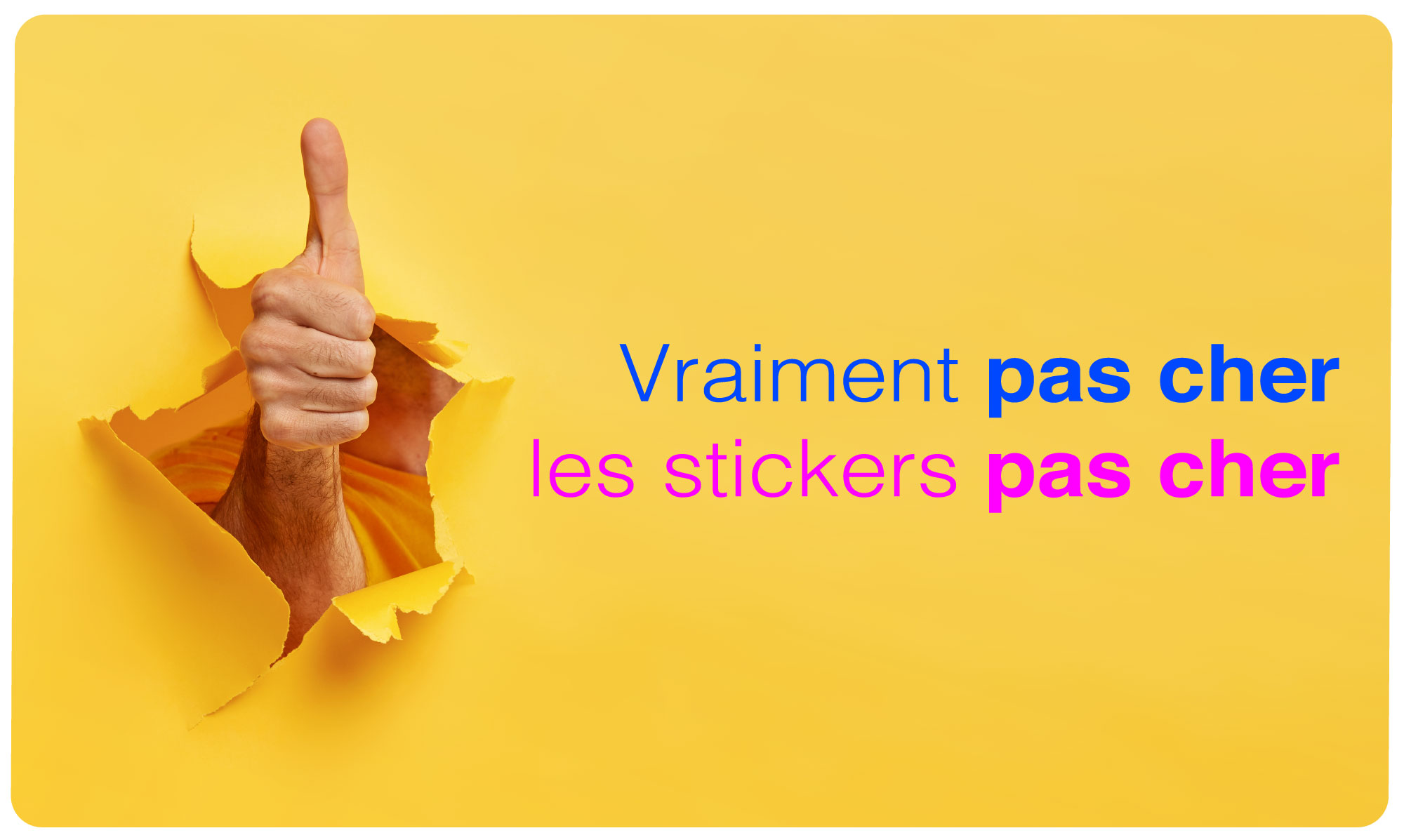 impression stickers pas cher